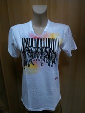 Zebra T-shirt codice a barre