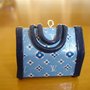 FASHION BAGS - LOUIS VUITTON style Monogram classic DENIM fimo  borsa - Ciondolo MAXI SIZE