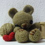 San Valentino Teddy bear amigurumi