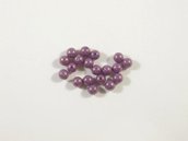  Round Beads , Lila Luster , 6 mm, 65431  Confezione da 30 pezzi 1.20 euro