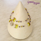 Collana purple yellow Collana purple yellow