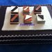 Torta - scatola portaoggetti decorata a mano
