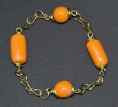 Bracciale wire arancio