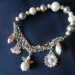 Bracciale a doppio giro con quadrifoglio in acciaio chirurgico inossidabile ipoallergenico e antiossidante placcato oro o argento, ideale come regalo. - Italia