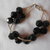 bracciale con perle nere