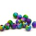 10 Multicolore Distanziatori Perle Stardust in Acrilico 6mm scontato 