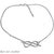 collana nodo savoia nodo d'amore infinito wire 