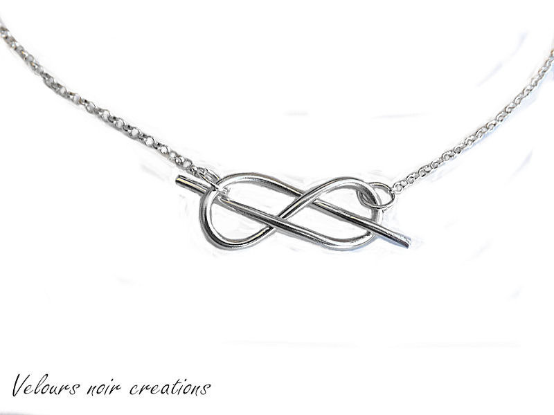 Collana Nodo Savoia Nodo D amore Infinito Wire Gioielli Collan Collana Nodo Savoia Nodo D amore Infinito Wire Gioielli Collan
