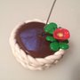 Torta in fimo "calla"