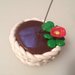 Torta in fimo "calla"