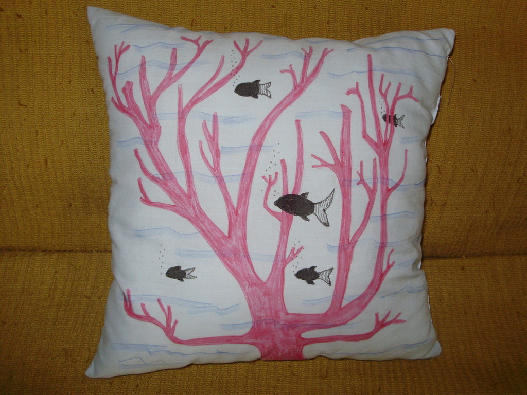 Federa Per Cuscino Decorativa Ramirar - Girasole Dipinto A Mano - 30,5x50,8 Cm