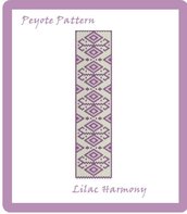 Schema peyote per bracciale "Lilac Harmony"