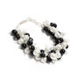 Bracciale Perle Black & White