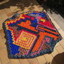Tappeto multicolore in lana