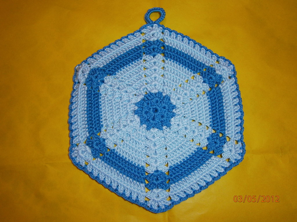 Set 6 Sottopentola Boho In Cotone | Cuscinetti Caldi Per Pentole E Piatti | 30 Cm - 3