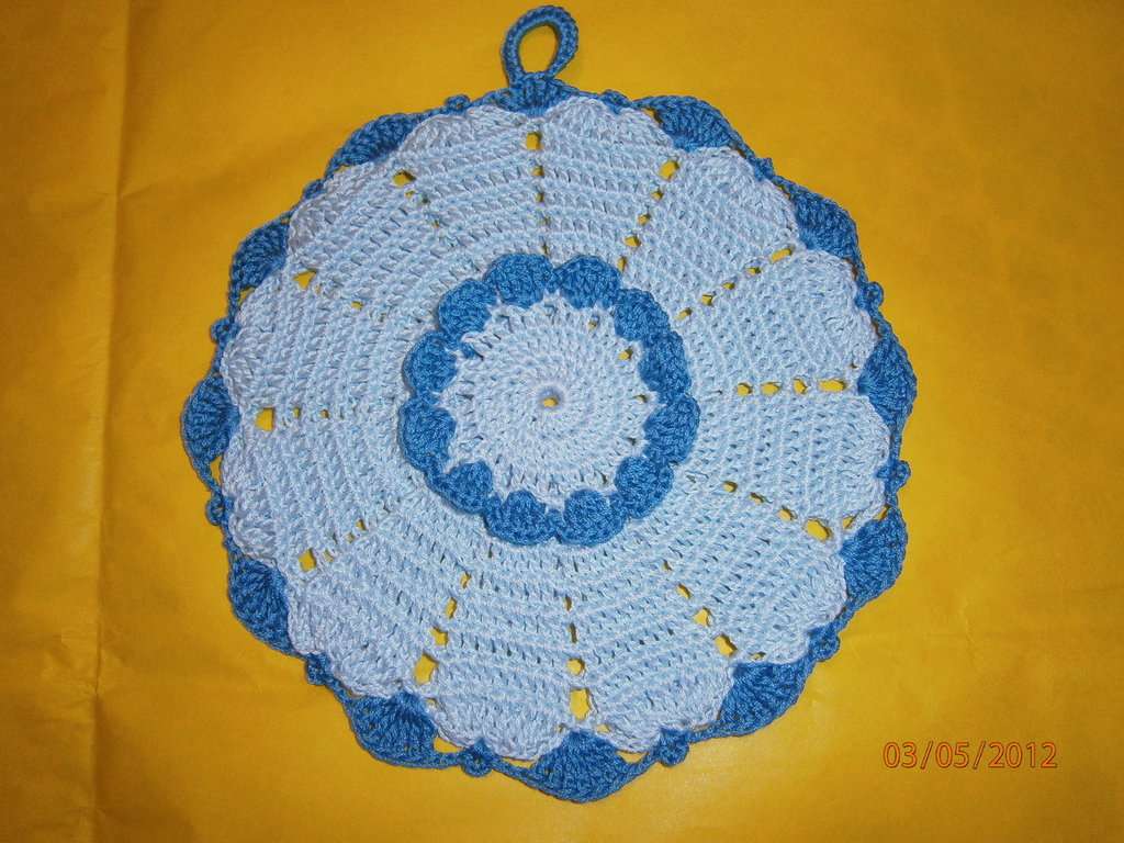 Set 6 Sottopentola Boho In Cotone | Cuscinetti Caldi Per Pentole E Piatti | 30 Cm - 2