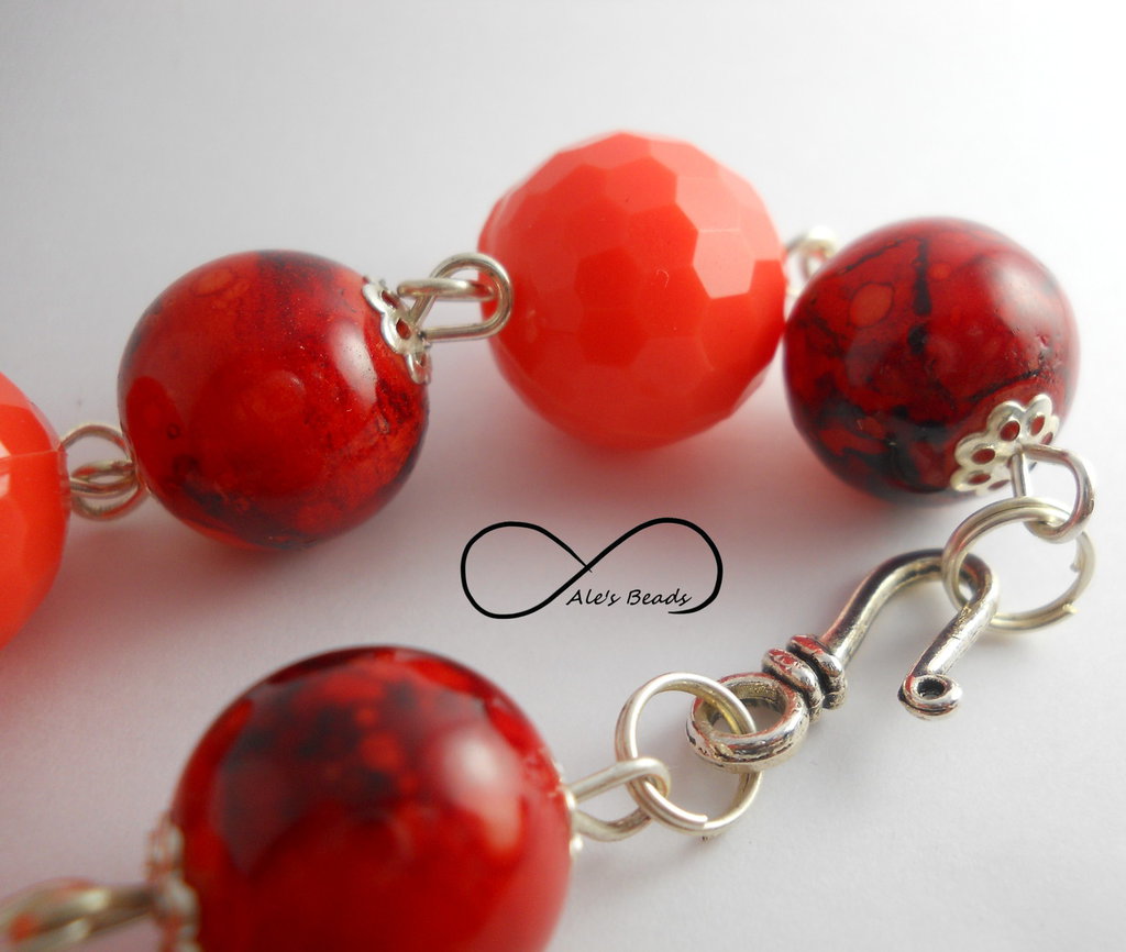 Orecchini Arabesque pendenti - Arancio - Gioielli - Orecchini - di