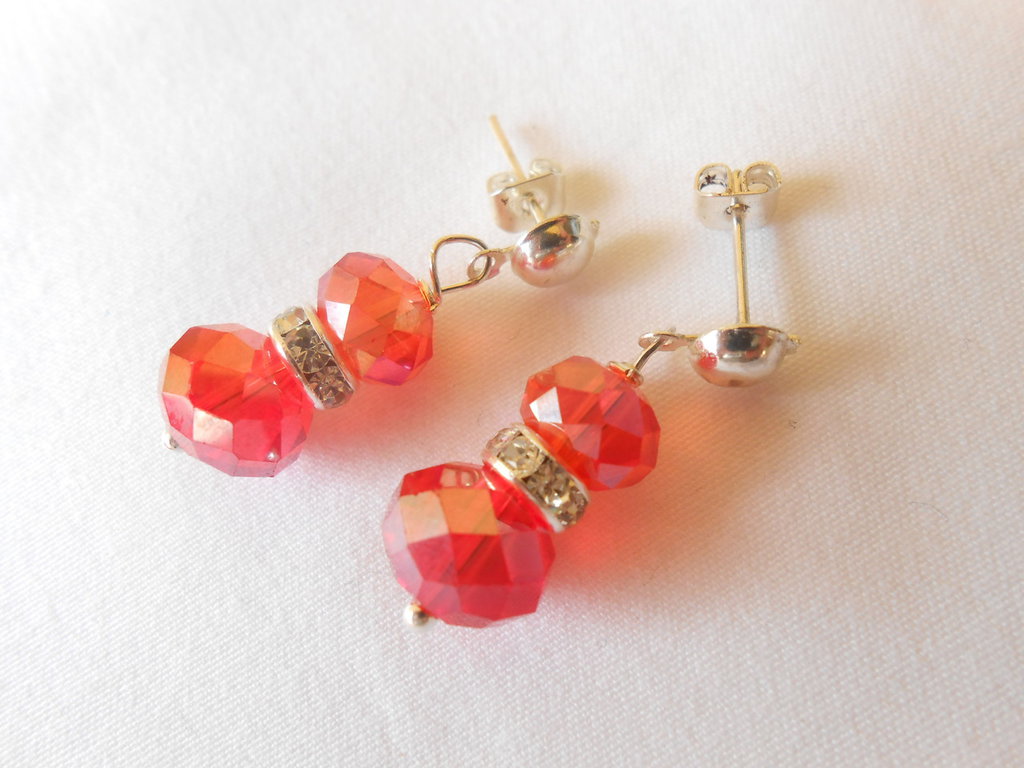 Orecchini Tortino Fragola In Fimo - Gioielli - Orecchini - Di Cherr... | Su