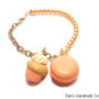 Bracciale macaron, cupcake e perle