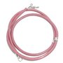 BASE COLLANA PER PERLE A FORO LRGO 50 CM ROSA  SCONTATO