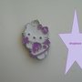  CHARMS HELLO KITTY ANGELO DEL CUORE VIOLETTO  23x13 mm 