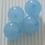 4 maxi perle azzurre 16mm in plastica