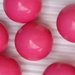 8 maxi perle 16 mm rosa shocking