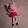 peppa pig all'uncinetto