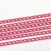 CATENA IN ALLUMINIO COLORE ROSSO PER BIGIOTTERIA 6X3,5 mm 