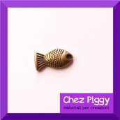 1 x charm a forma di pesciolino - bronzo
