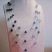 "Mare" - Collana a 3 fili in perle e cristalli Swarovski