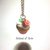 collana cupcakes "romantic"  toni pastello arancio handmade