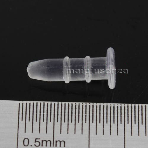 5Pcs 3.5mm Spina Antipolvere Mini Universale Silicone Multiuso Jack Polvere Pin Per Smart Phone - Trasparente - Foto 7