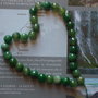 Collana agata verde