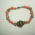 bracciale argento tibetano e terracotta, Tibetan silver bracelet vintage style