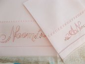 Asciugamani dipinti personalizzati con iniziali e nomi