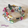 Bracciale armonico madreperla colormix