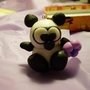 Panda in Fimo