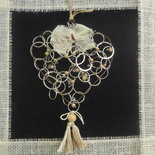 Cuore in Pizzo – Ornamento Fai-da-Te – Daiane Bobbin Lace
