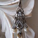 orecchini argento tibetano, Tibetan silver earrings vintage style