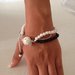 bracciale con pietre dure e perle