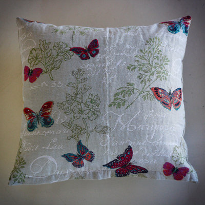 Cuscino Farfalla Gohytal: Morbido Cuscino Decorativo A Forma Di Farfalla Per Divano E Letto - 40x40 Cm, Rosa