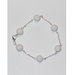 Bracciale elegante con catena e perle di fimo. mod. b01