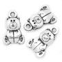  Charm Ciondoli Orso Argento antico 16x10mm