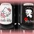 adesivi-decals tettuccio auto hello kitty betty boop