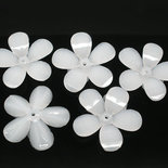 Distanziatore in stile tibetano decorato biconico color Argento diametro 0.9 cm - 10 pz