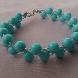 KELITCH Bracciale Avvolgente In Pietre Naturali Turchesi E Pelle – Regalo Donna Originale E Fashion