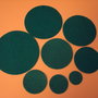 Set fustellati in feltro forma: cerchio 8 pezzi