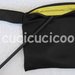 borsa impermeabile s "nero di sera" / small wet bag "evening black"