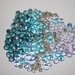 Lotto 6 - mix cristalli perline - 50gr + di 70pz